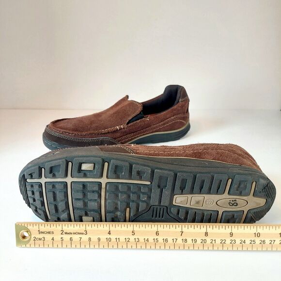 Men's Merona Brown Suede Slip-On Loafers Sz 8.5 - Picture 6 of 7